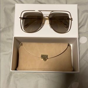 Chloe Aviator Sunglasses